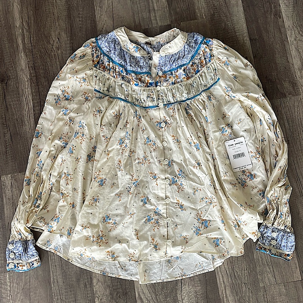 Free People Tea Combo blouse
